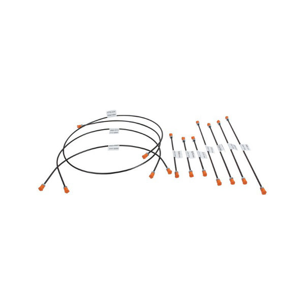 Brake line kit, 2 circuit brake system (not for models with brake booster). With 10 lines for 1 vehicle (Porsche 911 - 1970-1977)