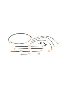  Brake line kit, 1 circuit brake system (not for models with brake booster). With 9 lines for 1 vehicle (Porsche 911/912 - 1965-1969)