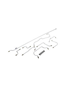  Brake line kit, 1 circuit brake system (not for models with brake booster). With 9 lines for 1 vehicle (Porsche 911/912 - 1965-1969)