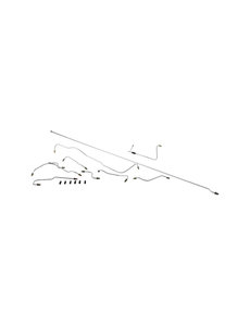  Brake line kit, 2 circuit brake system (not for models with brake booster). With 10 lines for 1 vehicle (Porsche 911 - 1970-1973 / Porsche 911/912 - 1965-1969)