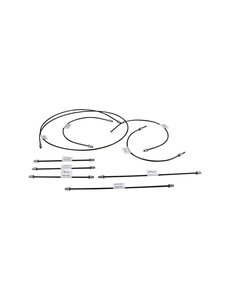  Brake line kit, 2 circuit brake system. With 9 lines for 1 vehicle. Must be hand formed. RHD (Porsche 911 - 1974-1977)