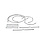 Brake line kit, 2 circuit brake system. With 9 lines for 1 vehicle. Must be hand formed. RHD (Porsche 911 - 1974-1977)