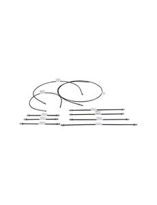  Brake line kit, 1 circuit brake system. With 10 lines for 1 vehicle. RHD (Porsche 911/912 - 1965-1969)