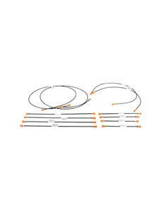  Brake line kit. With 12 lines for 1 vehicle (Porsche 914 - 1970-1976)