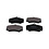 Brake pad set, front, 17.0 mm (Porsche 911 - 1999-2005)