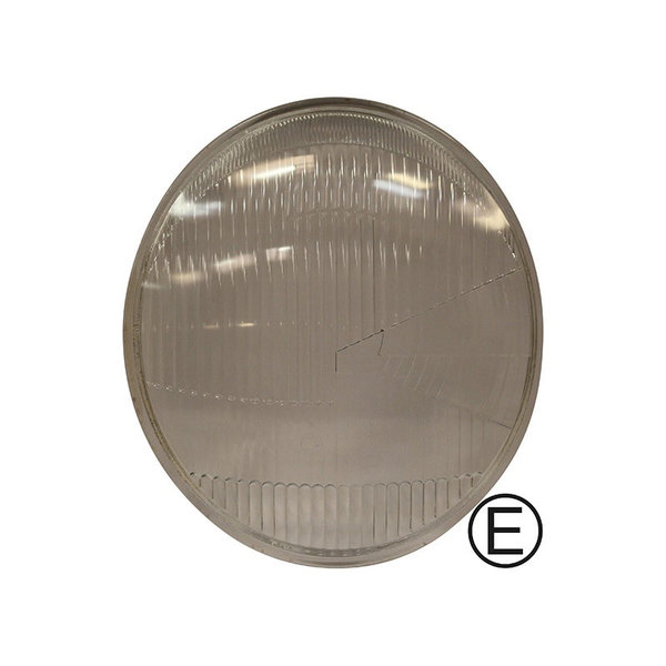 Headlamp lens, assymmetrically, with E-mark (Porsche 356 - 1950-1965)