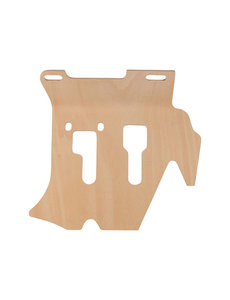  Pedal floor board, form-pressed laminated birchwood (Porsche 911 - 1970-1973 / Porsche 911/912 - 1965-1969)