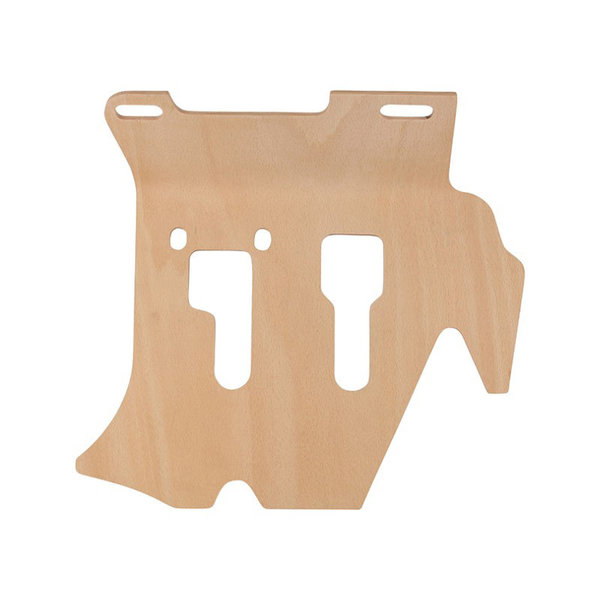 Pedal floor board, form-pressed laminated birchwood (Porsche 911 - 1970-1973 / Porsche 911/912 - 1965-1969)