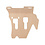 Pedal floor board, form-pressed laminated birchwood (Porsche 911 - 1970-1973 / Porsche 911/912 - 1965-1969)