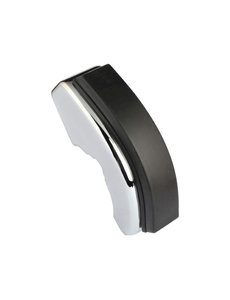  Bumper horn, front, chrome, with rubber buffer, for models with narrow trim, left