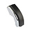 Bumper horn, front, chrome, with rubber buffer, for models with narrow trim, left
