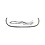 Moulding for bumper, rear (Porsche 356 - 1960-1965)