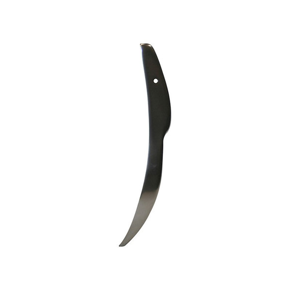 End cap for bumper, matt anodized, rear, left (Porsche 911 - 1970-1973 / Porsche 911/912 - 1965-1969)