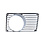 Horn grille with fog light hole, chrome, right (Porsche 914 - 1970-1976)