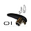 Lock for vent window, black/chrome, right (Porsche 911 - 1970-1977 / Porsche 911/912 - 1965-1969)
