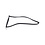 Sealing frame, rear side window, right (Porsche 911 - 1970-1977 / Porsche 911/912 - 1965-1969)