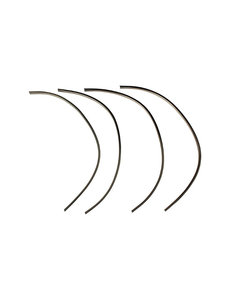  Wheel arch moulding set with fitting parts, 4 pcs., chrome (Porsche 911 - 1970-1973 / Porsche 911/912 - 1965-1969)