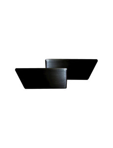  Door handle set, alu, left/right, black anodized (Porsche 911 - 1970-1973 / Porsche 911/912 - 1965-1969)