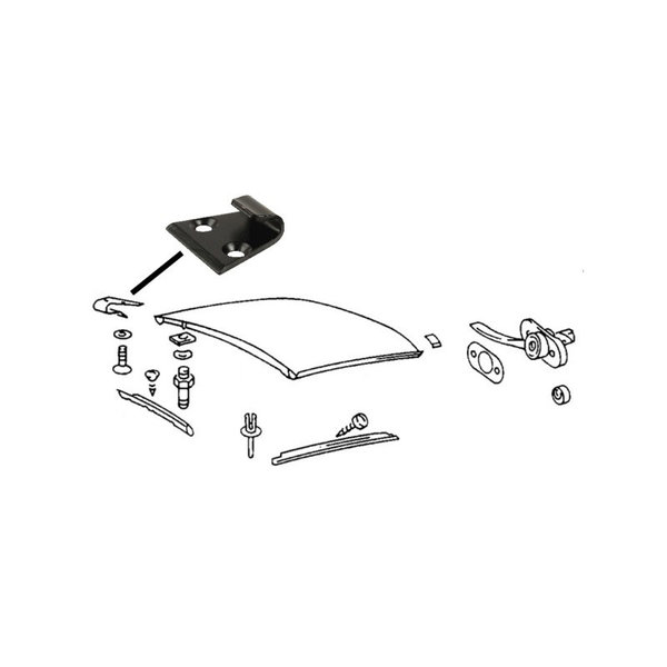 Latch for Targa hard top. 6 pcs. needed per hard top (Porsche 911 - 1970-1994)