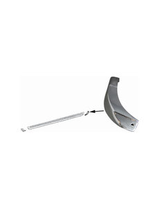  End piece for rocker panel decor, left front, right rear (Porsche 911 - 1970-1973 / Porsche 911/912 - 1965-1969)