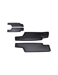  Sun visor set, black/black, left/right, without bracket and clips (Porsche 914 - 1970-1976)
