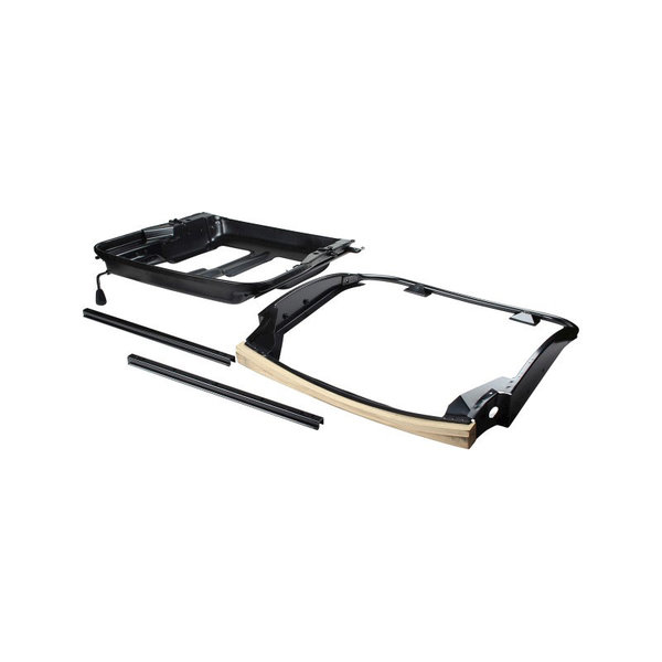 Seat frame, bottom and backrest, metal, right. Without seat adjusters - can be bought separate (Porsche 911/912 - 1965-1969)