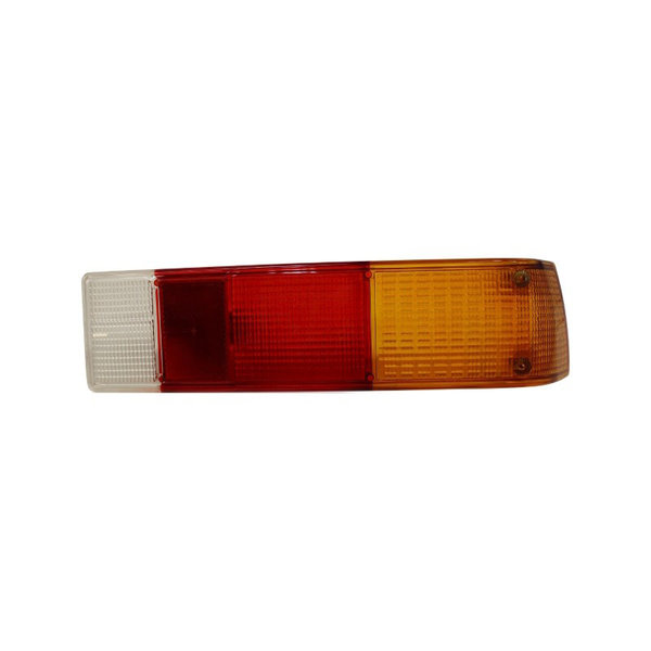 Lens for tail light, clear/red/orange, right, with E-mark (Porsche 914 - 1970-1976)