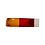 Lens for tail light, clear/red/orange, left, with E-mark (Porsche 914 - 1970-1976)