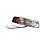 Turn signal light, complete, yellow/white, front, left, with E-mark (Porsche 911/912 - 1965-1969)