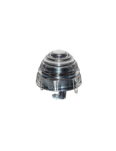  Turn signal lens, round, front, clear, without E-mark (Porsche 356 - 1950-1965)