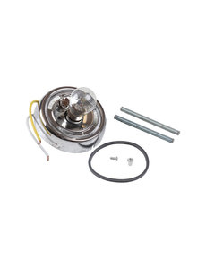  Bulb holder for turn signal, chrome (Porsche 356 - 1960-1965)