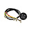 Switch for seat adjustment, black. Longitudinal adjustment and vertical adjustment front (Porsche 928 - 1983-1986)
