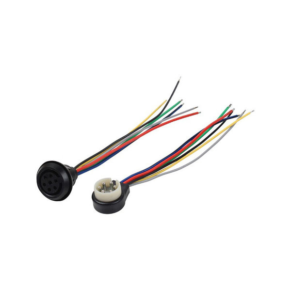 Multiple electrical plug connection with male and female ends, 6 leads (Porsche 911 - 1970-1994 / Porsche 912 - 1965-1969 / Porsche 924 - 1986-1988 / Porsche 914 - 1970-1976 / Porsche 944 - 1985-1991 / Porsche 968 - 1992-1995)