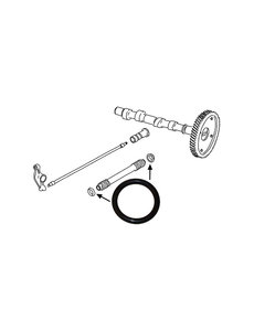  Rubber seal for push rod tube, 21.3x3.5 mm (Porsche 914 - 1970-1976)