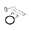 Rubber seal for push rod tube, 25.1 mmRubber seal for push rod tube, 25.1 mm (Porsche 914 - 1970-1976)