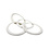 White wall ring, 4 pcs., 16" (Porsche 356 - 1950-1965)