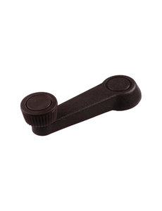  Window winder handle, saddle brown, left/right (Porsche 914 - 1970-1976 / Porsche 924 - 1976-1985 / Porsche 944 - 1982-1985)