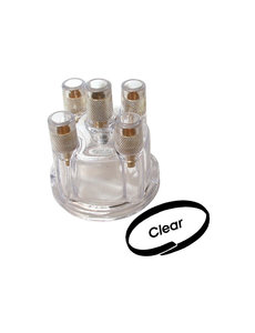  Clear transparant stock top mount distributor cap. Fits Bosch distributor