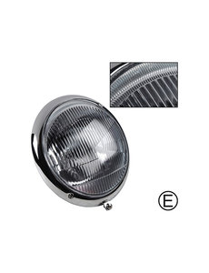  Headlamp assembly, OEM style, asymmetric, E-marked (Porsche 356 - 1950-1965)