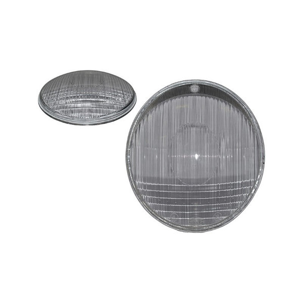 Headlamp lens, symmetrically, without E-mark (Porsche 356 - 1950-1965)