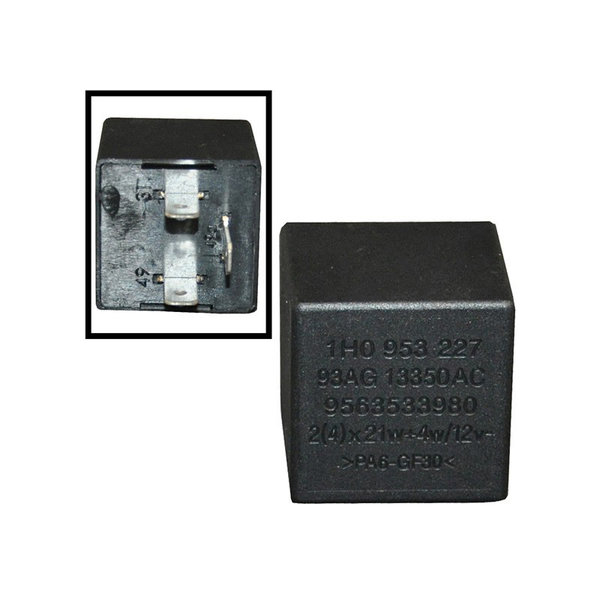 Relay for turn signal and emergency light, 12 Volt, 4x21 W (Porsche 911 - 1970-1986 / Porsche 911/912 - 1965-1969)