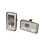 Turn signal light set, left/right 2 pcs, side, chrome/clear (Porsche 911 - 1970-1989 / Porsche 911/912 - 1965-1969 / Porsche 924 - 1976-1988)