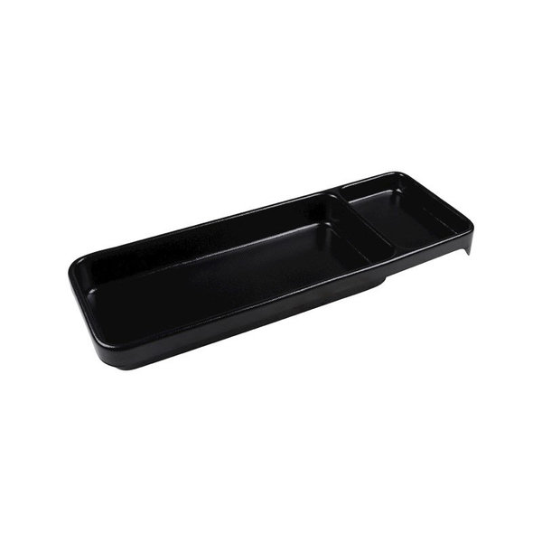 Center console tray, black plastic (Porsche 914 - 1970-1976)