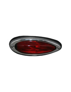  Tail light assembly with rubber seal, left, without E-mark (Porsche 356 - 1950-1965)