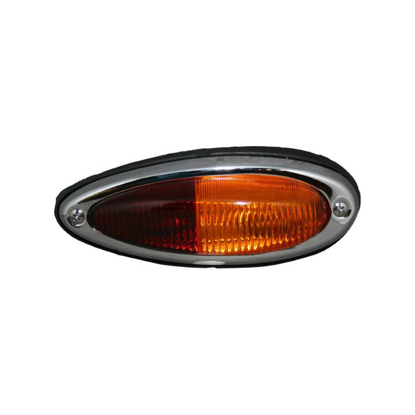 Tail light assembly with rubber seal, right, without E-mark (Porsche 356 - 1950-1965)