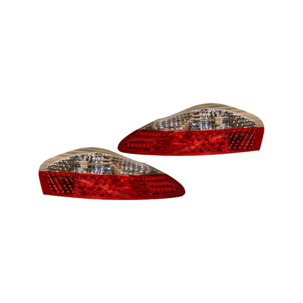 Tail light lens kit, LED, clear/red (Porsche Boxster - 1997-2004)
