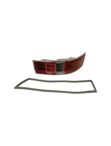  Tail light, EU version, with housing and rubber seal, yellow/clear/red, right, with E-mark (Porsche 911/912 - 1965-1969)