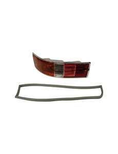  Tail light, EU version, with housing and rubber seal, yellow/clear/red, left, with E-mark (Porsche 911/912 - 1965-1969)