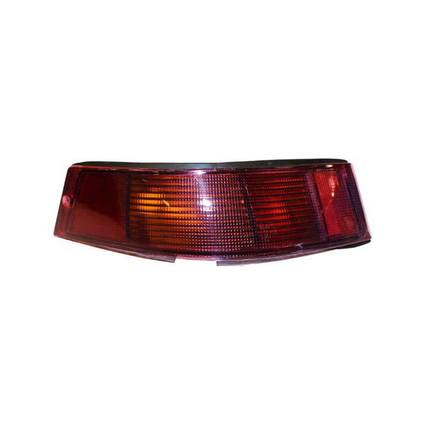 Tail light assembly with glass and rubber seal, left. EU model, modification needed for converting to US model. With E-mark (Porsche 911 - 1989-1994)