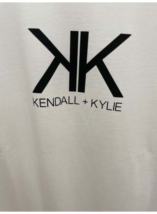 KK Active logo longfut t-shirt (White)